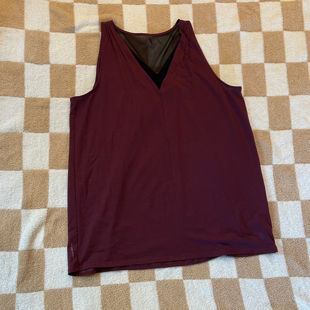 The North Face Burgundy Sleeveless Top